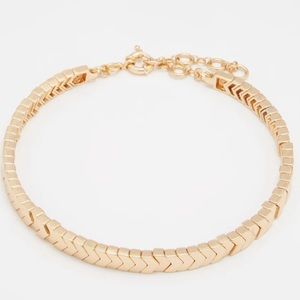 Roxanne Assoulin Luxe Gold Chevron Choker